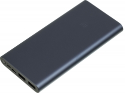 Мобильный аккумулятор Xiaomi Mi Power Bank 3 PLM13ZM черный