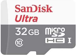 Карта памяти MicroSDHC SanDisk 32Gb Ultra SDSQUNR-032G-GN3MN