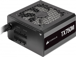 Блок питания Corsair ATX 750W TX750M 80+ gold 24+4+4pin APFC 120mm fan 7xSATA Cab Manag RTL