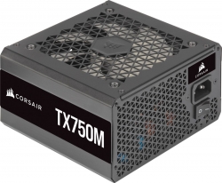 Блок питания Corsair ATX 750W TX750M 80+ gold 24+4+4pin APFC 120mm fan 7xSATA Cab Manag RTL