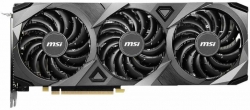 Видеокарта MSI PCI-E 4.0 RTX 3070 VENTUS 3X OC 8G LHR RU NVIDIA GeForce RTX 3070 8192Mb 256 GDDR6 1755/14000 HDMIx1 DPx3 HDCP Ret