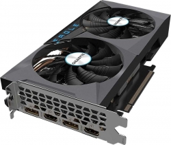 Видеокарта Gigabyte GV-N3060EAGLE-12GD 2.0 NVIDIA GeForce RTX 3060 12288Mb 192 GDDR6 1777/15000 HDMIx2 DPx2 HDCP Ret