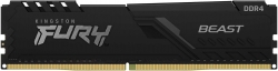 Память DDR4 16Gb 2666MHz Kingston KF426C16BB1/16 Fury Beast Black RTL Gaming PC4-21300 CL16 DIMM 288-pin 1.2В dual rank