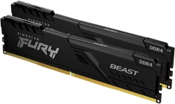 Память DDR4 2x16Gb 3600MHz Kingston KF436C18BBK2/32 Fury Beast Black RTL Gaming PC4-28800 CL18 DIMM 288-pin 1.35В single rank