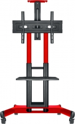 Стойка для телевизора Onkron TS1551 красный 40-70 макс.45.5кг напольный мобильный