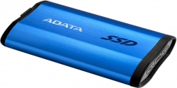 Накопитель SSD A-Data USB-C 512Gb ASE800-512GU32G2-CBL SE800 1.8 синий