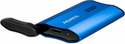 Накопитель SSD A-Data USB-C 512Gb ASE800-512GU32G2-CBL SE800 1.8 синий