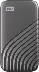 Накопитель SSD WD USB-C 500Gb WDBAGF5000AGY-WESN My Passport 1.8 серый