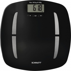 Весы напольные электронные Scarlett SC-BS33ED83 макс.180кг черный