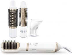 Фен-щетка Philips Essential Care HP8663/00 800Вт белый/золотистый