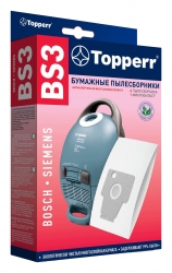 Пылесборники Topperr BS3 1002 (4пылесбор.) (1фильт.)