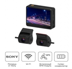 Видеорегистратор TrendVision K2S PRO черный 1080x1920 1080p 170гр. GPS