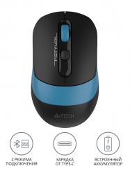 Мышь A4Tech Fstyler FB10C синий беспроводная