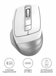 Мышь A4Tech Fstyler FB35C белый беспроводная