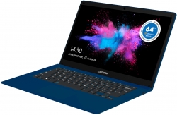 Ноутбук Digma EVE 14 C424 Celeron N3350 4Gb SSD128Gb Intel HD Graphics 500 14 TN HD 1366x768 Windows 10 Home Single Language 64 dk.blue WiFi BT Cam