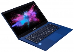 Ноутбук Digma EVE 14 C424 Celeron N3350 4Gb SSD128Gb Intel HD Graphics 500 14 TN HD 1366x768 Windows 10 Home Single Language 64 dk.blue WiFi BT Cam