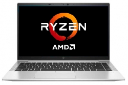 Ноутбук HP EliteBook 845 G8 Ryzen 5 Pro 5650U 8Gb SSD256Gb AMD Radeon 14 IPS UWVA FHD 1920x1080 Windows 10 Professional 64 silver WiFi BT Cam