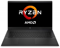 Ноутбук HP 17-cp0067ur Ryzen 3 3250U 4Gb SSD256Gb AMD Radeon 17.3 SVA HD+ 1600x900 Windows 10 black WiFi BT Cam