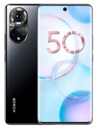 Смартфон Honor 50 128Gb 8Gb черный моноблок 3G 4G 6.78 1080x2388 Android 11 24Mpix WiFi NFC GPS GSM900/1800 GSM1900