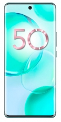 Смартфон Honor 50 128Gb 8Gb зеленый моноблок 3G 4G 6.78 1080x2388 Android 11 24Mpix WiFi NFC GPS GSM900/1800 GSM1900
