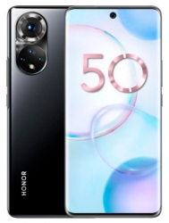 Смартфон Honor 50 256Gb 8Gb черный моноблок 3G 4G 6.78 1080x2388 Android 11 24Mpix WiFi NFC GPS GSM900/1800 GSM1900