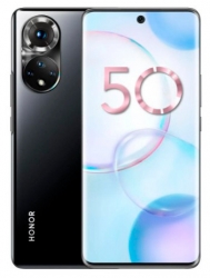 Смартфон Honor 50 128Gb 6Gb черный моноблок 3G 4G 6.78 1080x2388 Android 11 24Mpix WiFi GPS GSM900/1800 GSM1900