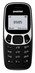 Мобильный телефон Digma Linx A105N 2G 32Mb черный моноблок 1Sim 1.44 68x96 GSM900/1800