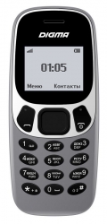Мобильный телефон Digma Linx A105N 2G 32Mb серый моноблок 1Sim 1.44 68x96 GSM900/1800