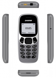 Мобильный телефон Digma Linx A105N 2G 32Mb серый моноблок 1Sim 1.44 68x96 GSM900/1800