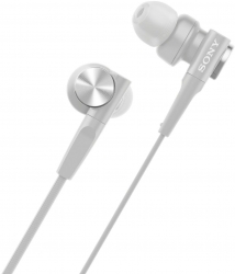Гарнитура вкладыши Sony MDR-XB55AP 1.2м белый проводные в ушной раковине (MDRXB55APW.E)