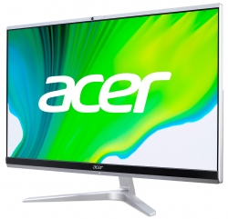 Моноблок Acer Aspire C24-1650 23.8 Full HD i3 1115G4 (3) 8Gb SSD512Gb UHDG CR Endless GbitEth WiFi BT 65W клавиатура мышь Cam серебристый 1920x1080
