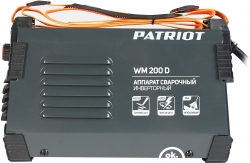 Сварочный аппарат Patriot WM200D инвертор ММА 9.1кВт