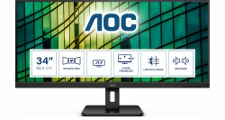 Монитор AOC Q34E2A черный