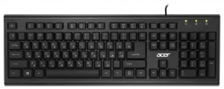 Клавиатура Acer OKW120 черный USB Multimedia