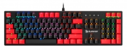 Клавиатура A4Tech Bloody B820N механическая черный/красный