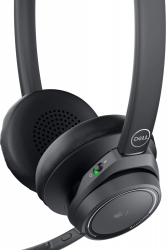 Наушники с микрофоном Dell Premier ANC WL7022 черный накладные BT оголовье (520-AATN)