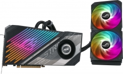 Видеокарта Asus PCI-E 4.0 ROG-STRIX-LC-RX6900XT-O16G-GAMING AMD Radeon RX 6900XT 16384Mb 256 GDDR6 2135/16000 HDMIx1 DPx2 Type-Cx1 HDCP Ret