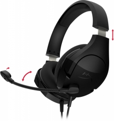 Наушники с микрофоном HyperX Cloud Stinger Core for PC черный 1.3м мониторные оголовье HX-HSCSC2-BK/WW