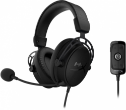 Наушники с микрофоном HyperX Cloud Alpha S Blackout черный 1м мониторные оголовье HX-HSCAS-BK/WW
