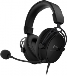 Наушники с микрофоном HyperX Cloud Alpha S Blackout черный 1м мониторные оголовье HX-HSCAS-BK/WW