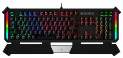 Клавиатура A4Tech Bloody B875N механическая черный USB for gamer LED подставка для запястий