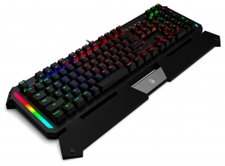 Клавиатура A4Tech Bloody B875N механическая черный USB for gamer LED подставка для запястий