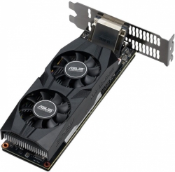 Видеокарта Asus PCI-E GTX1650-O4G-LP-BRK NVIDIA GeForce GTX 1650 4096Mb 128 GDDR5 1485/8002 DVIx1 HDMIx1 DPx1 HDCP Ret