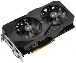Видеокарта Asus PCI-E DUAL-GTX1660S-O6G-EVO NVIDIA GeForce GTX 1660SUPER 6144Mb 192 GDDR6 1530/14002 DVIx1 HDMIx1 DPx1 HDCP Ret