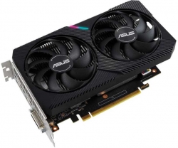 Видеокарта Asus PCI-E DUAL-GTX1650-O4GD6-MINI NVIDIA GeForce GTX 1650 4096Mb 128 GDDR6 1410/12000 DVIx1 HDMIx1 DPx1 HDCP Ret