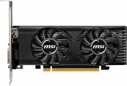 Видеокарта MSI PCI-E GTX 1650 4GT LP OC NVIDIA GeForce GTX 1650 4096Mb 128 GDDR5 1485/8000 DVIx1 HDMIx1 DPx1 HDCP Ret low profile
