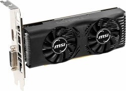 Видеокарта MSI PCI-E GTX 1650 4GT LP OC NVIDIA GeForce GTX 1650 4096Mb 128 GDDR5 1485/8000 DVIx1 HDMIx1 DPx1 HDCP Ret low profile