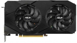 Видеокарта Asus PCI-E DUAL-RTX2060-O6G-EVO NVIDIA GeForce RTX 2060 6144Mb 192 GDDR6 1365/14000 DVIx1 HDMIx2 DPx1 HDCP Ret