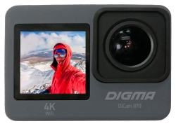 Экшн-камера Digma DiCam 870 1x серый