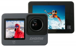 Экшн-камера Digma DiCam 870 1x серый